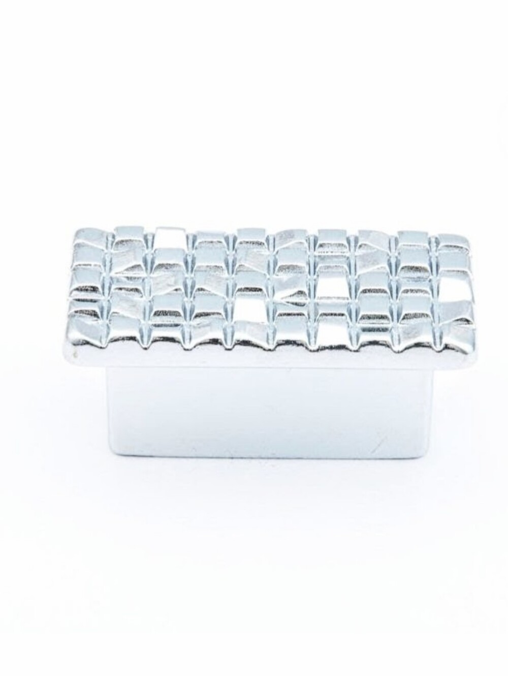 Set of 3 ~ Mosaic Rectangular Polished Chrome Cabinet Knobs/Drawer Pulls- NEW!